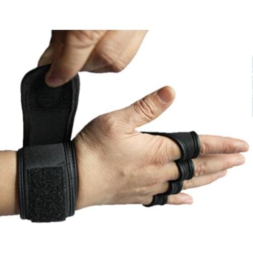 New 1 Pair Weight Lifting Training Gloves Women Men Fitness Sports Body Building Gymnastics Grips Gym Hand Protector Gloves