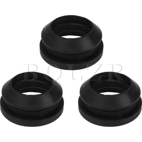 BQLZR 3PCS Rubber Black Washer Tub Seal Grommet Replacement for 9669068201