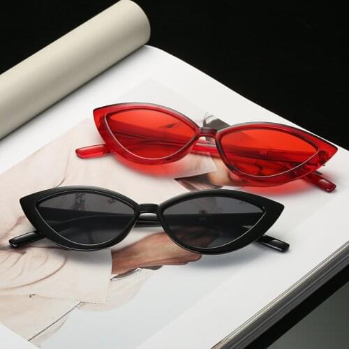 2021 NEW Sexy Retro Sunglasses Women Brand Design Small Frame Cat Eye Trending Streetwear Men Fishing Hiking Eyewear UV400