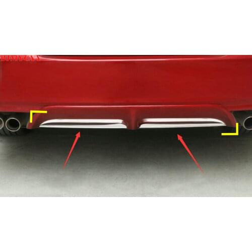 BJMYCYY Rear bumper decorating bar Car styling For Toyota Camry 2018 XSE Sport Auto Accessories