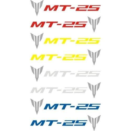 K-sharp Motorcycle Universal Emblem Reflective Stickers Decals For YAMAHA MT-25 2*pieces