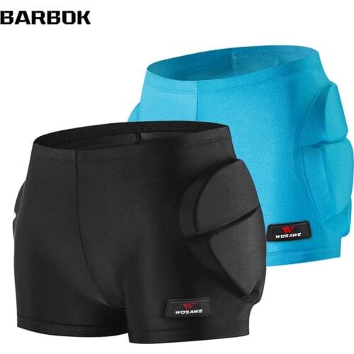 WOSAWE Outdoor Sports Ski Skate Snowboard Protection Skiing Protector Skating Protective Hip Padded Shorts for Child Adult