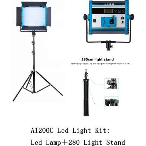 Yidoblo A-1200C Video Film LED Lamp light RGB led light multi color for led panel light broadcast Lamp APP control tripod