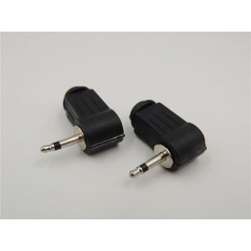 2.5mm 2pole 3pole 3.5mm Audio Mono Stereo Male jack Plug Right Angle Plugs for Phone Headset