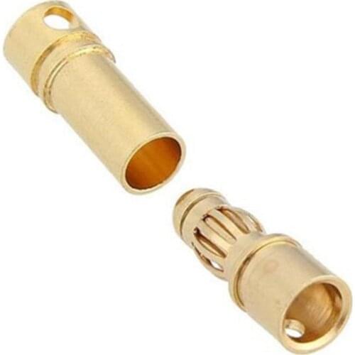 20/40pcs 3.5mm Gold Bullet Banana Connector Plug For ESC Battery Motor (10 / 20Pairs)