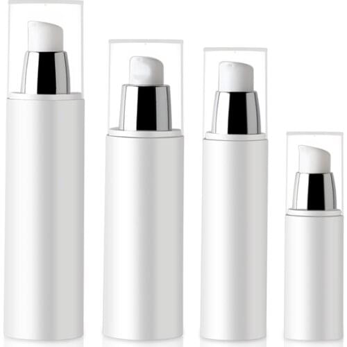 30ML 50ML 80ML 100ML 24pcs Empty Vacuum Travel Refillable Bottle Press Type Small Toner Lotion Bottle Hydrating Cream Container