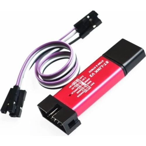 【AH ROBOT】ST-Link V2 stlink mini STM8STM32 STLINK simulator download programming With Cover