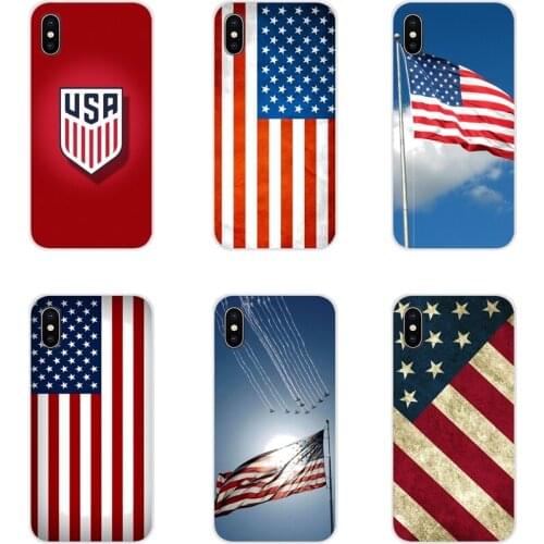 For Huawei Honor 4C 5C 6X 7 7A 7C 8 9 10 8C 8S 8X 9X 10I 20 Lite Pro Accessories Phone Cases Covers USA Flag