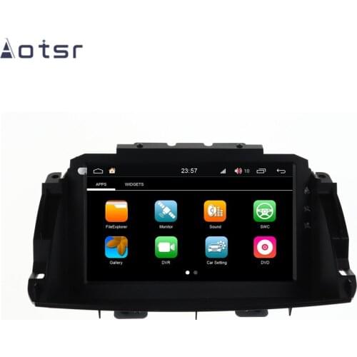 Aotsr Android 8.1 GPS navigation Car DVD Player For Renault Koleos 2007-2014 multimedia 2 din radio recorder wifi