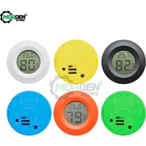 Household Mini LCD Digital Thermometer Hygrometer Fridge Freezer Temperature Humidity Meter Detector Indoor Thermometer For Car