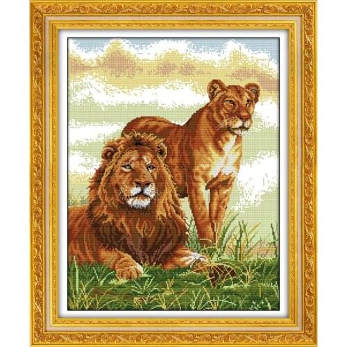 Everlasting Love Accompanying Ecological Cotton Cross Stitch Kits Printed Clear 11 14CT DIY Gift Christmas Decoration For Home