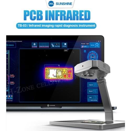 SUNSHINE TB-03 Infrared Thermal Imaging Analyzer for Diagnostic Cellphone PCB Motherboard Fault Problem detector Instrument