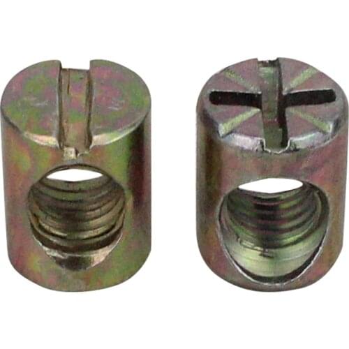 Wkooa Furniture Nuts Cross Dowel Connecting Nuts