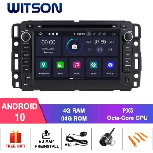 WITSON Android 10.0 IPS HD Screen For GMC YUKON/SUBURBAN/TAHOE/ACADIA Multimedia Player Car 4GB RAM+64GB FLASH