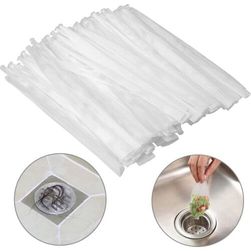 NICEYARD 100pcs/set Round Floor Drain Drain Hair Colanders Water Bathroom Sink Accessories Kitchen Sink Strainer Filter Nets