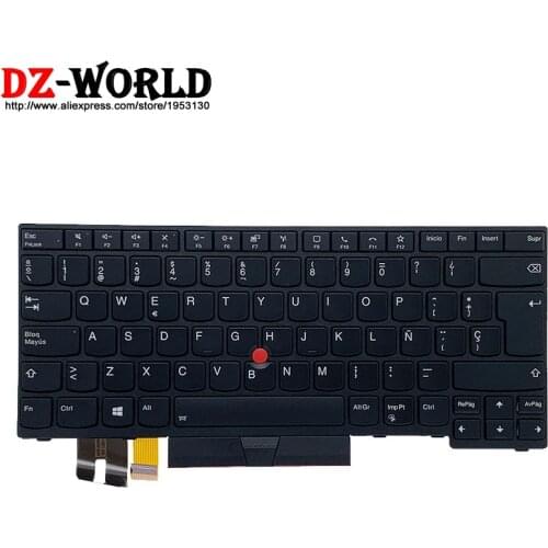 New Original ES Spanish Backlit Keyboard for Lenovo Thinkpad T14 P14S Gen 1 Gen2 Laptop 5N20V43913 5N20V44057 5N20V43769