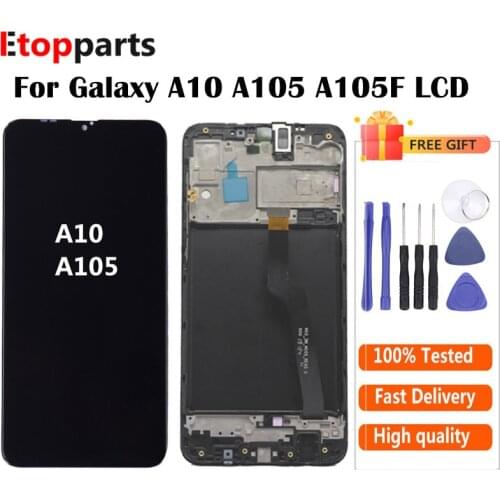 Original For Samsung A10 Display Galaxy A105 A105F A105M LCD Screen For Samsung A10 LCD Display With Frame