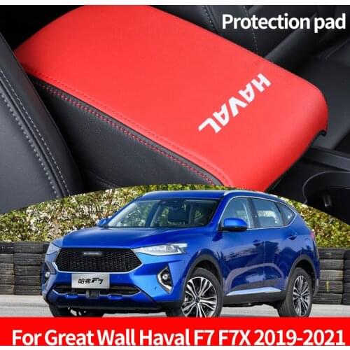 For GWM Great Wall Haval F7 F7X 2019-2021 Car Armrest Pad Covers Seat Armrests Box Pads Armrest Storage Protection Cushion