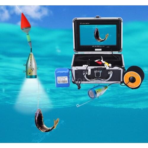 15M 7" LCD Monitor HD 1000TVL Underwater Camera Sea/Ice Fishing Fish Finder