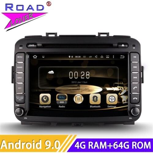 Roadlover Android 9.0 Car DVD Automotive Player Radio For KIA CAarens 2013- New Stereo GPS Navigation Magnitol Double Din Video