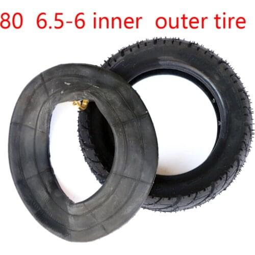 80/65-6 Tire for 10 Inch Folding Electric Scooter ZERO 10X Dualtron KUGOO M4 Thickened Widened 10x3.0 Tyre Inner Tube