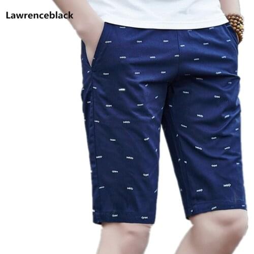 Cotton Shorts Men Fashion Boardshorts Men Summer Blue Casual Shorts Male Breathable Short Pants Plus Size Bermudas Masculina 978
