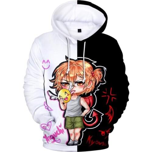 Yarichin B Club 3D Fashion Fall Winer Suit Hoodies Sportswear Hooded Youthful Kawaii Youthful Women/Men The hooded