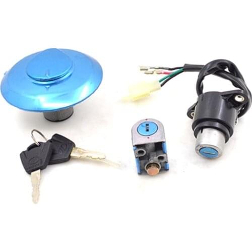 For Honda CM125 CM 125 Motorcycle Ignition Switch Lock+Fuel Gas Tank Cap Cover Lock+Steering Lock Set Spare Parts