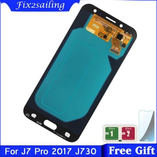 100%Tested SUPER AMOLED LCD For Samsung Galaxy J730 J730F J7 Pro 2017 LCD Display Touch Screen Digitizer Assembly no dead pixels