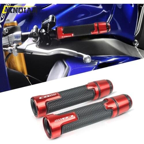 Motorcycle Accessories handlebar grip handle bar For Honda CB650F CB 650F 650 F With 22mm 7/8" Motorbike Handle Grips Aluminum