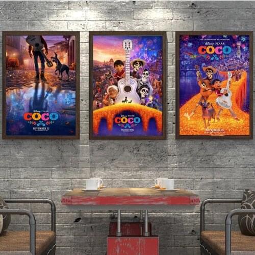 5D DIY Diamond Painting Disney Moive Coco Anime Cross Stitch Kit Full Drill Embroidery Mosaic Art Picture Rhinestones Wall Decor
