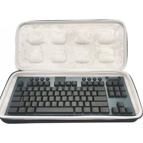For logitech G913/G913 TKL Wireless Keyboard Portable EVA Storage Bag Simple and Stylish Strong Resistance To Pressure