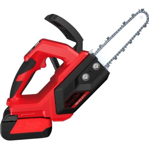 8 in 600w Electric Chain Saw 18v LED display battery power Automatic lubrication Cordless ChainSaw Brushless Motor garden tools