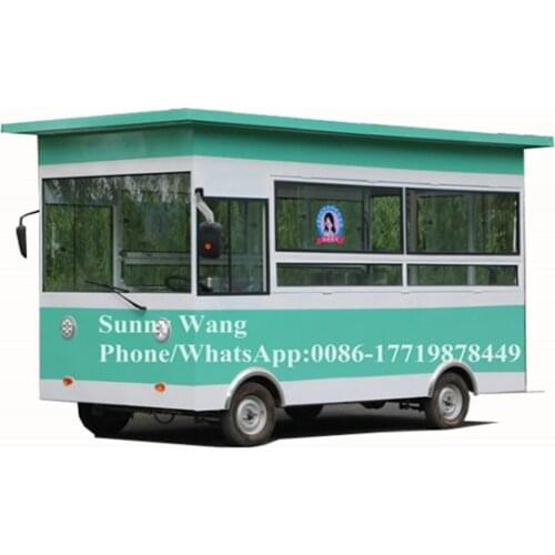 Electric kitchen car/ food truck/ fast food service car Mobile Fish Cart Ice Cream cart