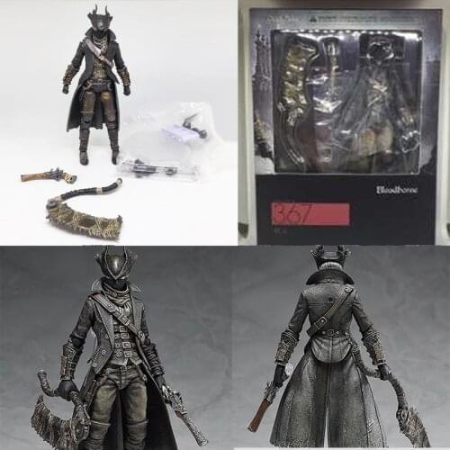 Figma 367 Bloodborne Hunter Action Figure Toy Game Doll Christmas Gift 15cm