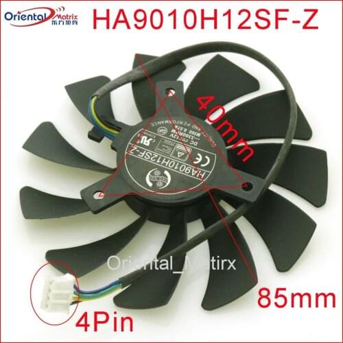 HA9010H12F-Z HA9010H12SF-Z 12V 0.57A 85mm 40*40*40mm 4Pin Graphics / Video Card VGA Cooler Fan