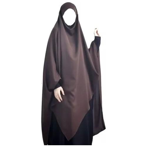 Eid Hooded Muslim Long Khimar Women Hijab Maxi Dress Prayer Garment Djellaba Jilbab Abaya Ramadan Gown Islamic Niqab Burka Jubah