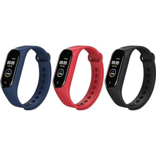 M4V Smart Bracelet IP67 Intelligent Alarm Clock Looking for Bracelets Heart Pressure Monitor Fitness Tracker Smart Wristband