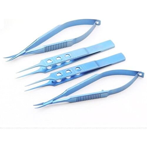 Microscopic instruments 12.5 cm micro scissors, Conjunctiva Toothed, Forceps Probes,Hooks ,Spatulas, Speculums tweezers