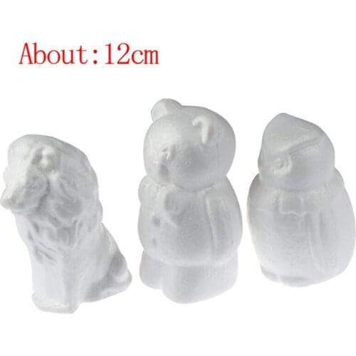DIY Foam Owl Bear Lion Craft Painting Children Foam Animal Education Toys Model Ornaments Pendants Foam Decoration For Home