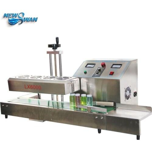 Desktop Stainless Steel Continuous Induction Sealer Electromagnetic Induction Sealing Machine Suit For 15-80mm Diameter LX6000
