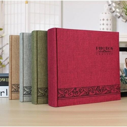 New 6 inch 200 ordinary photo album family photo album wedding photo album baby photo album handmade DIY holiday photo album