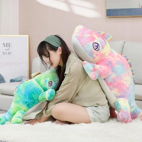 Giant Size Chameleon Plush Toy Soft Filled Plush Animal Lizard Doll Pillow Cushion Kid Gift