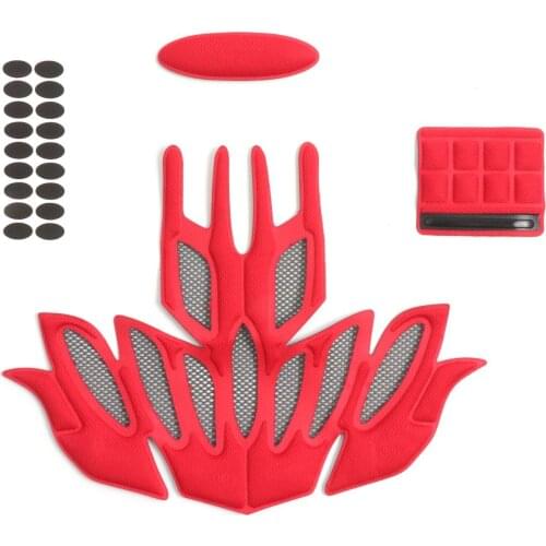 Helmet Inner Padding Net Foam Pads Kits Sealed Sponge Protective Lining Liner Cushion Mat Set for Outdoor Sports Cycling Bike