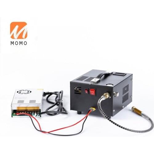300bar Portable 12V DC Electric Mini Pcp Air Compressor 4500psi with power converter and moisture filter
