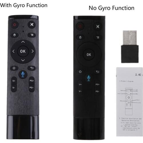 Q5 Voice Control Gyro Air Mouse With Microphone 3 Axis Gyroscope Remote Control For Smart TV Android Box