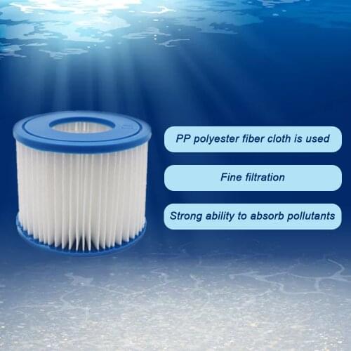 Inflatable Swimming Pool Filter Cartridge Replacement for Bestway VI FD2134 Easy Installation Filter for Tube Pool Cleaning