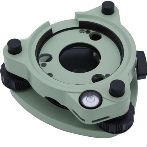 BRAND NEW Green Tribrach without optical plummet for Swiss type total station / prism