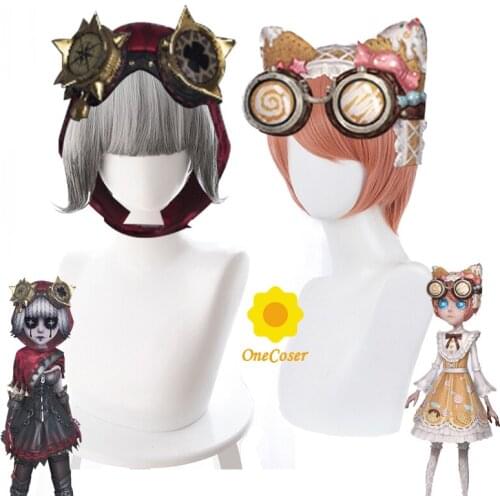 Tracy Reznik Cosplay Wig Identity V 2 Styles Orange Pink Hair Gray Hair Heat-resistant Fiber Hair + Wig Cap Party Role Play