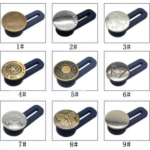 High-quality and Fashionable Detachable Nail-free Jersey Buttons Expanded Waist Metal Buttons Adjustable Waist Artifact